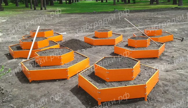 Клумба "Сота" 400 в Петропавловске-Камчатском