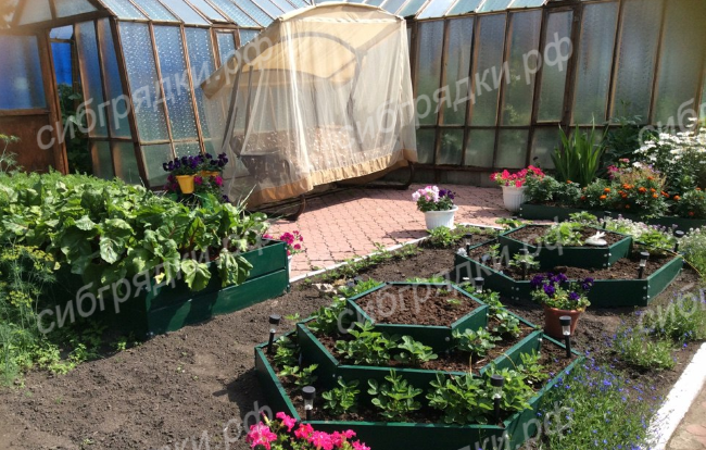 Клумба "Сота" 700 в Петропавловске-Камчатском