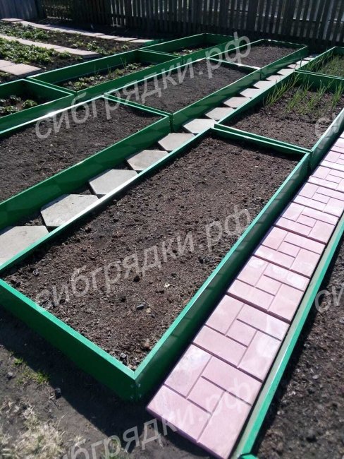 Грядки с двусторонним покрытием 15 см в Петропавловске-Камчатском Грядки с двусторонним покрытием 15 см в Петропавловске-Камчатском