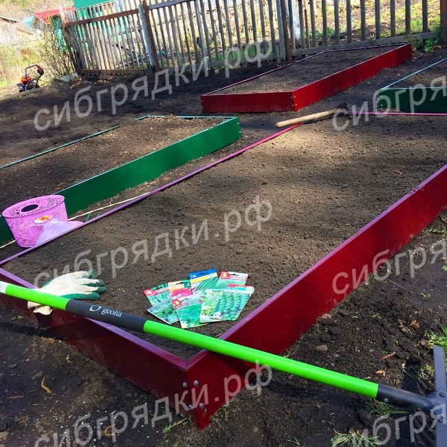 Грядки с двусторонним покрытием 15 см в Петропавловске-Камчатском Грядки с двусторонним покрытием 15 см в Петропавловске-Камчатском
